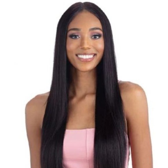 100% virgin unprocessed human hair t part lace front wig. 24" - Picture 1 of 2